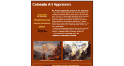 Desktop Screenshot of coloradoartappraisers.com
