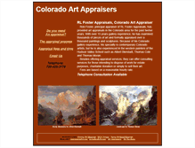 Tablet Screenshot of coloradoartappraisers.com